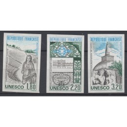 Timbre de collection France - Service 088 à 090 Non Dentelé