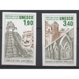 Timbre de collection France - Service 091 et 092 Non Dentelé