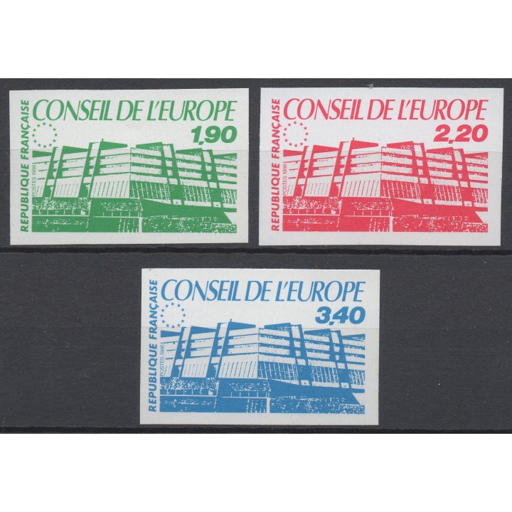 Timbre de collection France - Service 093 à 095 Non Dentelé