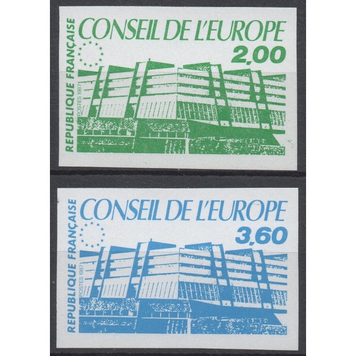 Timbre de collection France - Service 096 et 097 Non Dentelé