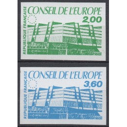 Timbre de collection France - Service 096 et 097 Non Dentelé