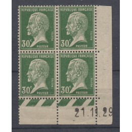 Timbre de collection France - 0174 Coin Daté (1929)