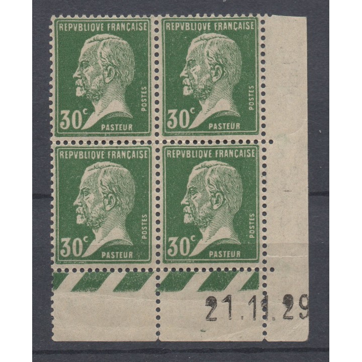 Timbre de collection France - 0174 Coin Daté (1929)