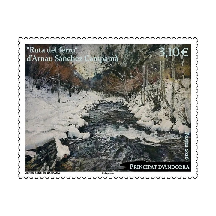 Timbre de collection Andorre Francais - 942