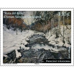 Timbre de collection Andorre Francais - 942