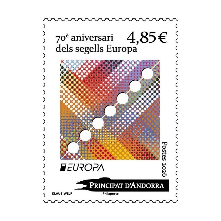 Timbre de collection Andorre Francais - 943