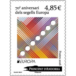 Timbre de collection Andorre Francais - 943