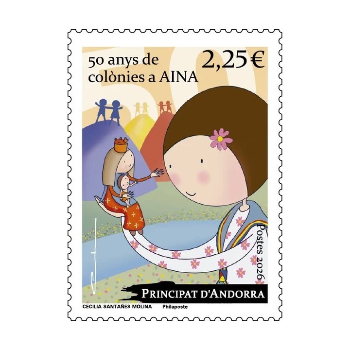 Timbre de collection Andorre Francais - 945