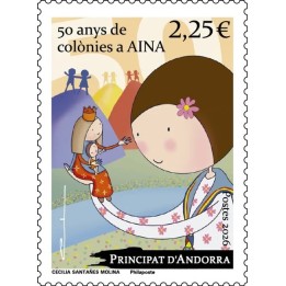 Timbre de collection Andorre Francais - 945