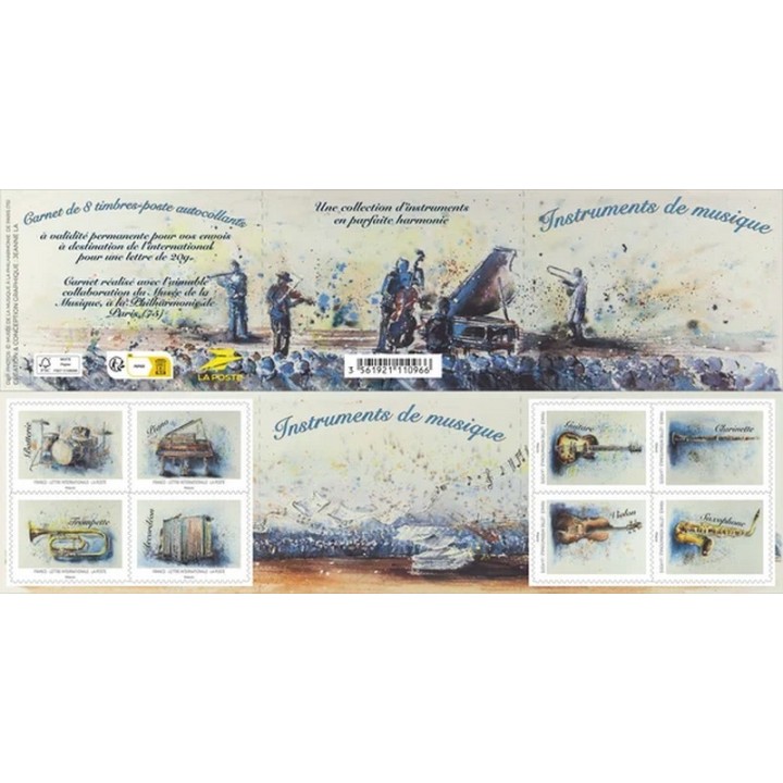 Timbre de collection France - Autoadhésif Carnet BC2730