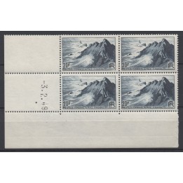 Timbre de collection France - 0764 Coin Daté (1949)