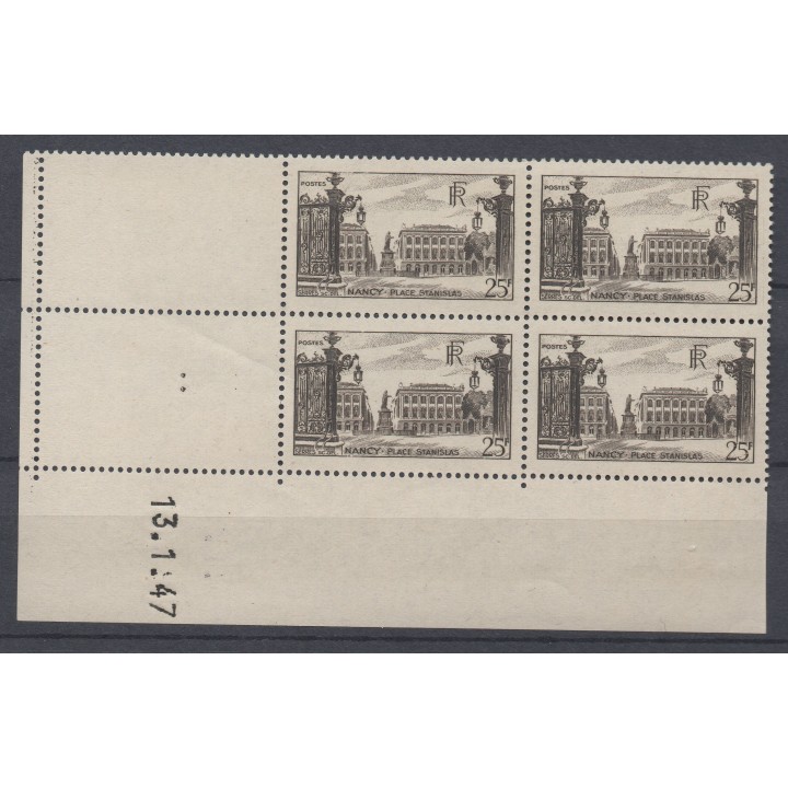 Timbre de collection France - 0778 Coin Daté (1947)