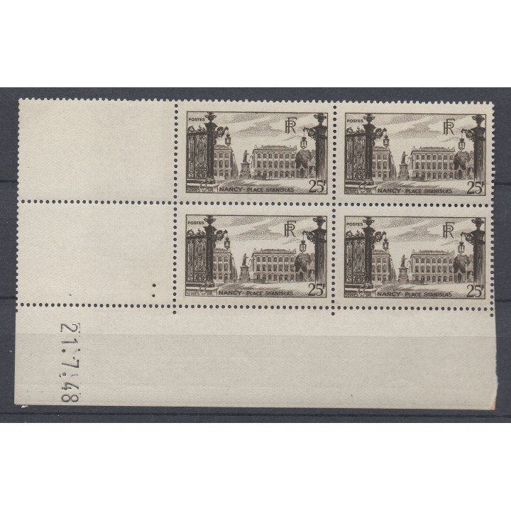 Timbre de collection France - 0778 Coin Daté (1948)