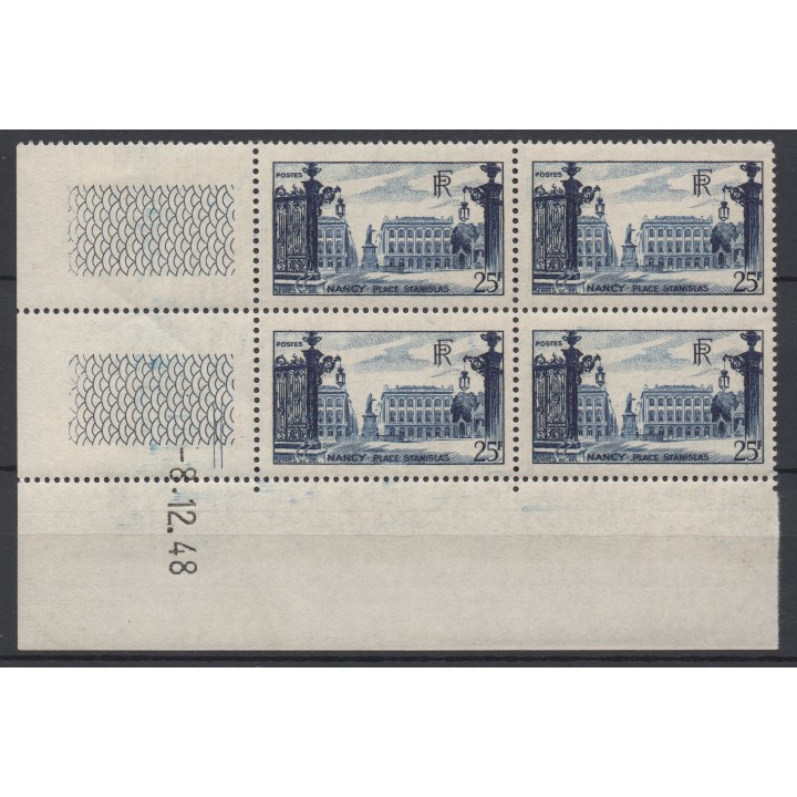 Timbre de collection France - 0822 Coin Daté (1948)