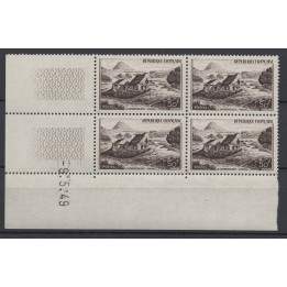Timbre de collection France - 0843 Coin Daté (1949)