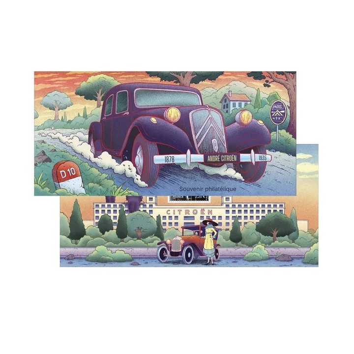 Timbre de collection France - Bloc Souvenir 243 avec étui - André Citroën (1878-1935)