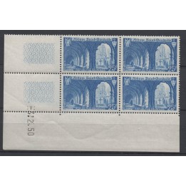 Timbre de collection France - 0842 Coin Daté (1950)