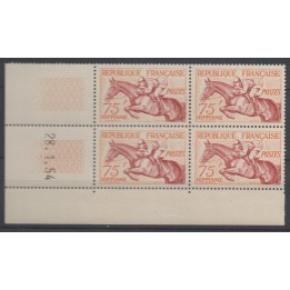 Timbre de collection France - 0965 Coin Daté (1954)