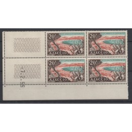 Timbre de collection France - 0981 Coin Daté (1955)