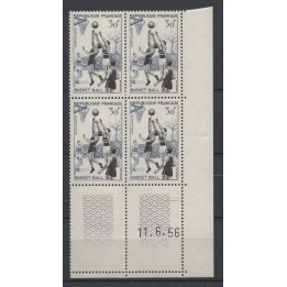 Timbre de collection France - 1072 Coin Daté (1956)