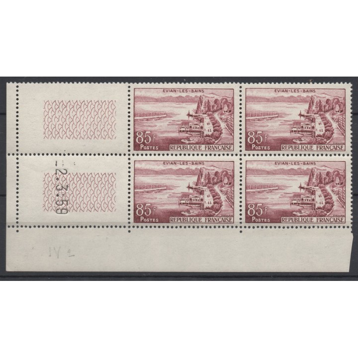 Timbre de collection France - 1193 Coin Daté (1959)