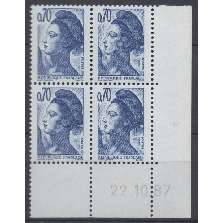 Timbre de collection France - 2240b Coin Daté (1987)