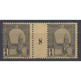 Timbre de collection Tunisie - 029 Millesime 8 (1908)