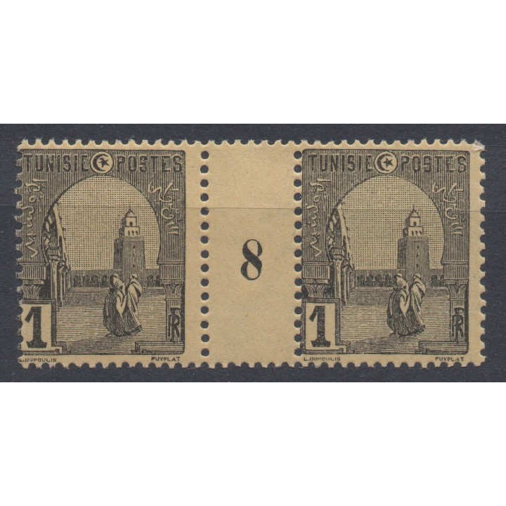 Timbre de collection Tunisie - 029 Millesime 8 (1908)