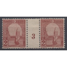 Timbre de collection Tunisie - 030 Millesime 3 (1913)