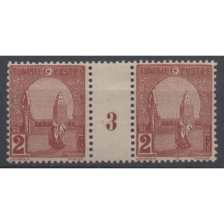 Timbre de collection Tunisie - 030 Millesime 3 (1913)