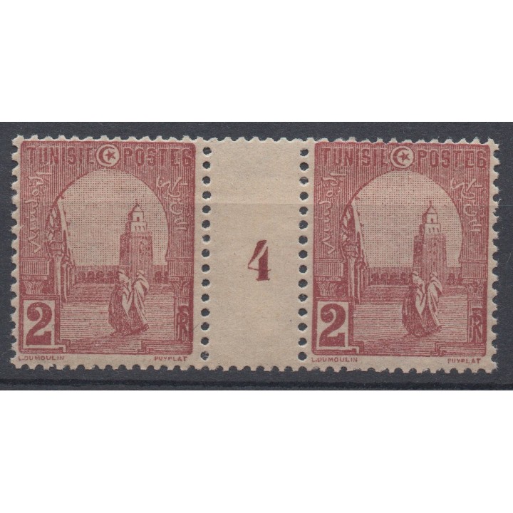 Timbre de collection Tunisie - 030 Millesime 4 (1924)