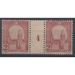 Timbre de collection Tunisie - 030 Millesime 4 (1924)