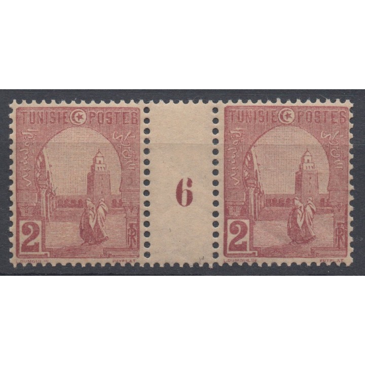 Timbre de collection Tunisie - 030 Millesime 6 (1926)