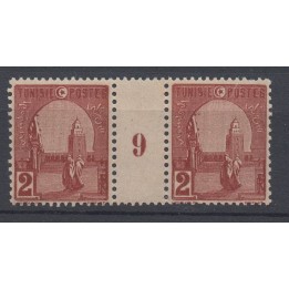 Timbre de collection Tunisie - 030 Millesime 9 (1909)