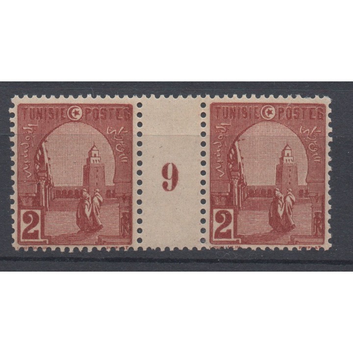 Timbre de collection Tunisie - 030 Millesime 9 (1909)