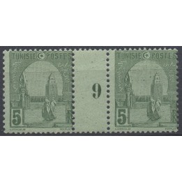 Timbre de collection Tunisie - 031 Millesime 9 (1919) GC