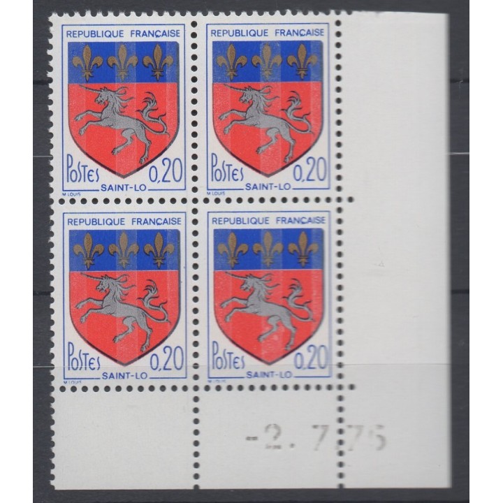 Timbre de collection France - 1510c Coin Daté (1975)