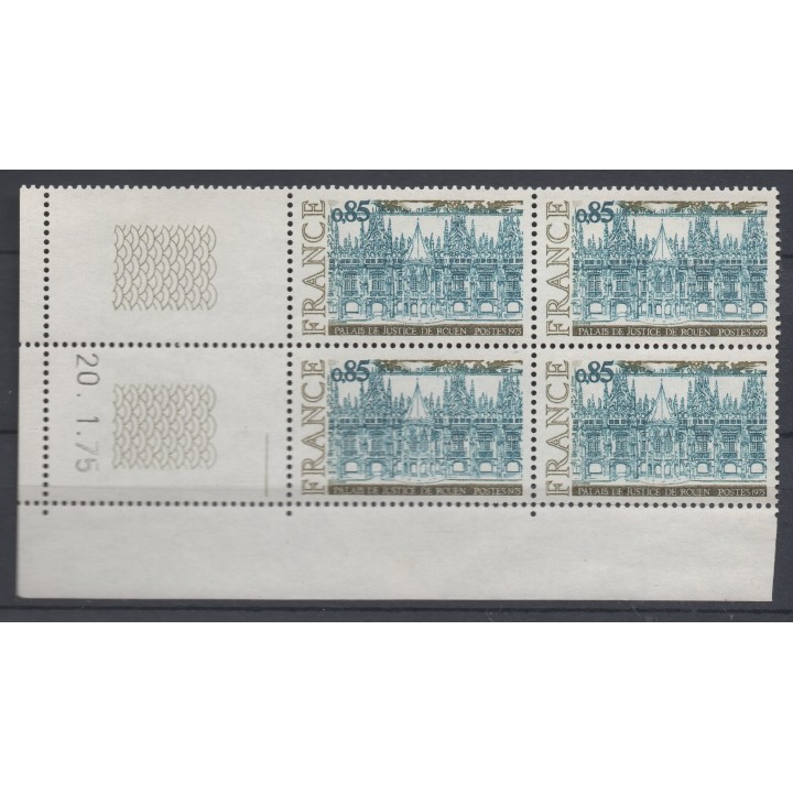 Timbre de collection France - 1806 Coin Daté (1975)