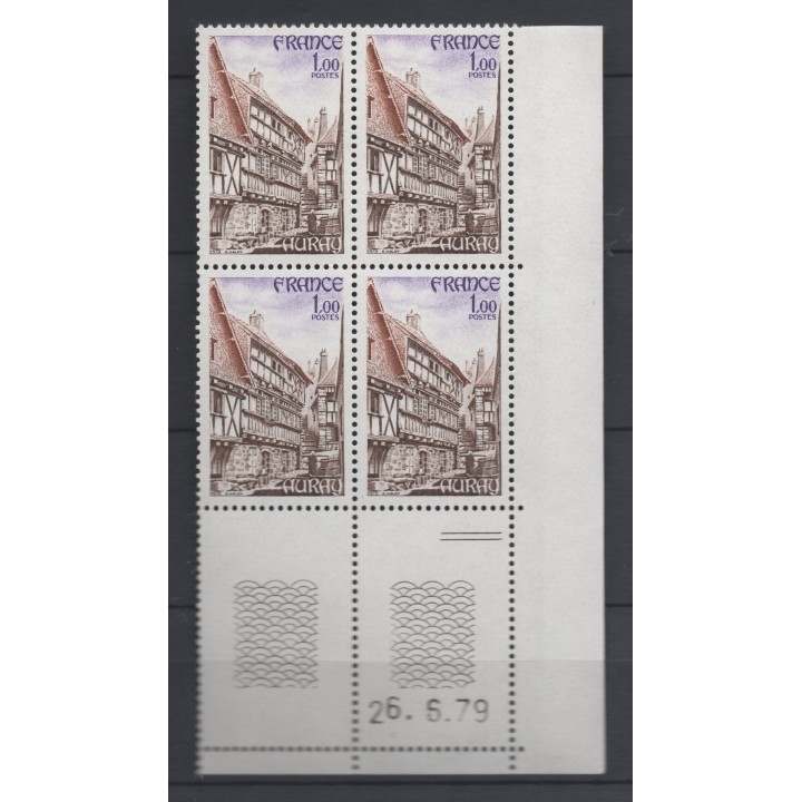 Timbre de collection France - 2041 Coin Daté (1979)