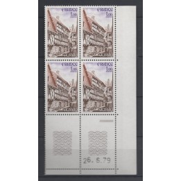 Timbre de collection France - 2041 Coin Daté (1979)