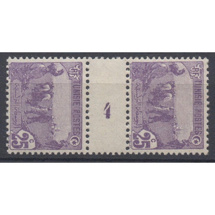 Timbre de collection Tunisie - 072 Millésime 4 (1924)