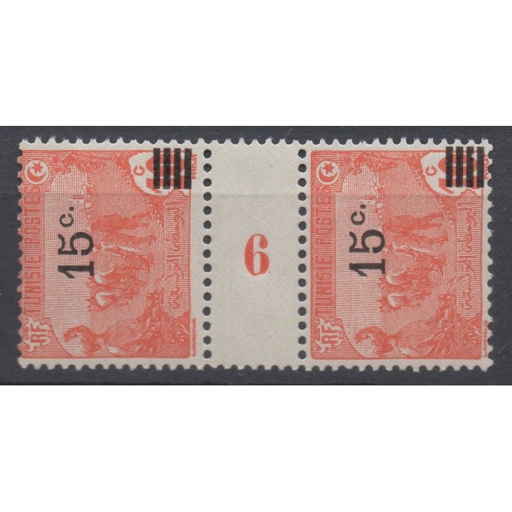 Timbre de collection Tunisie - 047 Millésime 6 (1916)