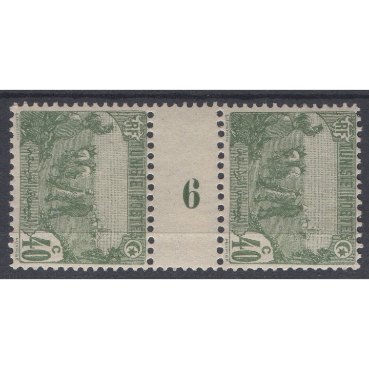 Timbre de collection Tunisie - 104 Millésime 6 (1926)
