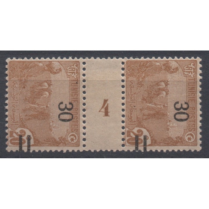 Timbre de collection Tunisie - 098 Millésime 4 (1924)