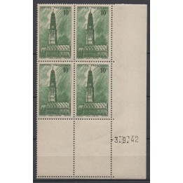 Timbre de collection France - 0567 Coin Daté (1942)