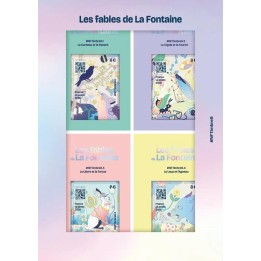Timbre de collection France - Crypto NFT 9 - Jean de La Fontaine