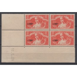 Timbre de collection France - 0329 Coin Daté (1936)