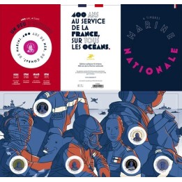 Timbre de collection France - Collector 2026 400 ans de la Marine Nationale