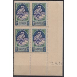 Timbre de collection France - 0440 Coin Daté (1939)
