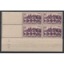 Timbre de collection France - 0500 Coin Daté (1941)